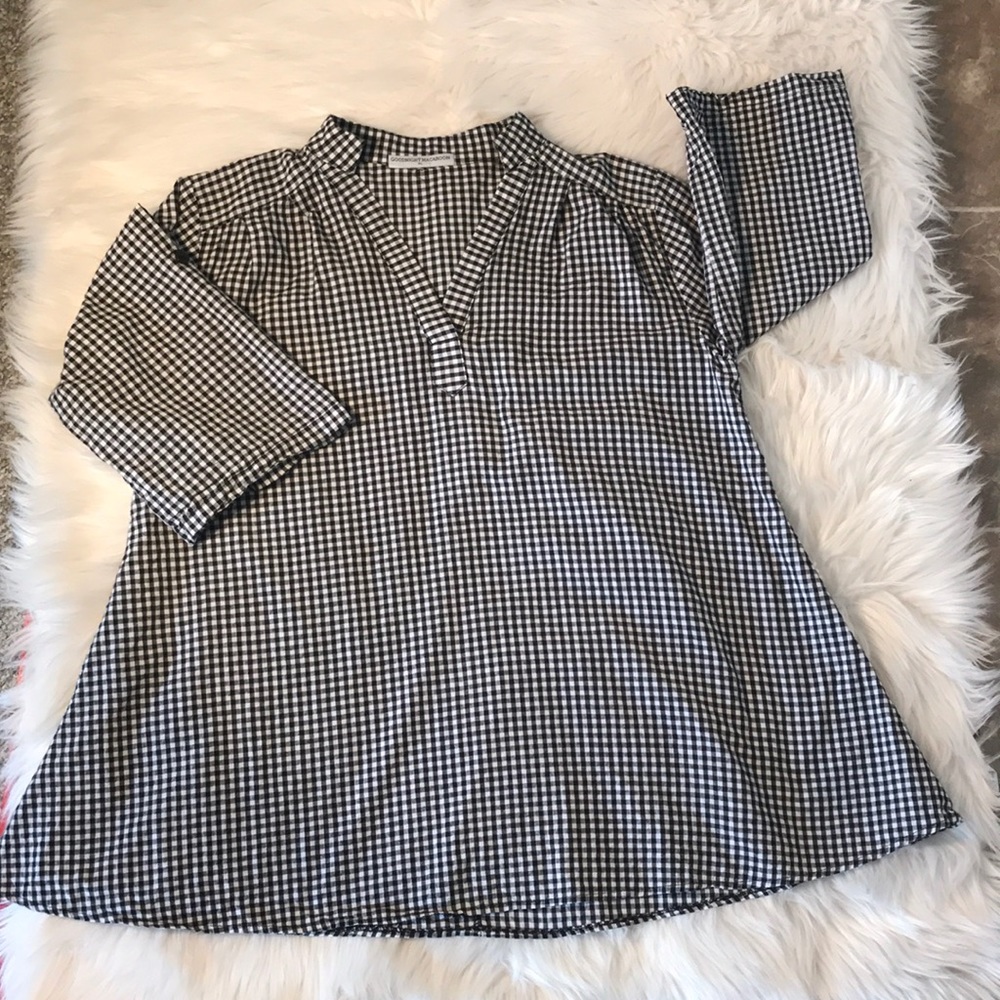 Goodnight Macaroon “Estelle” Cotton Gingham Top